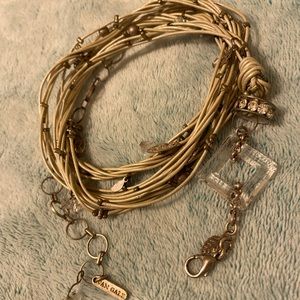 Van Galz leather wrap bracelet